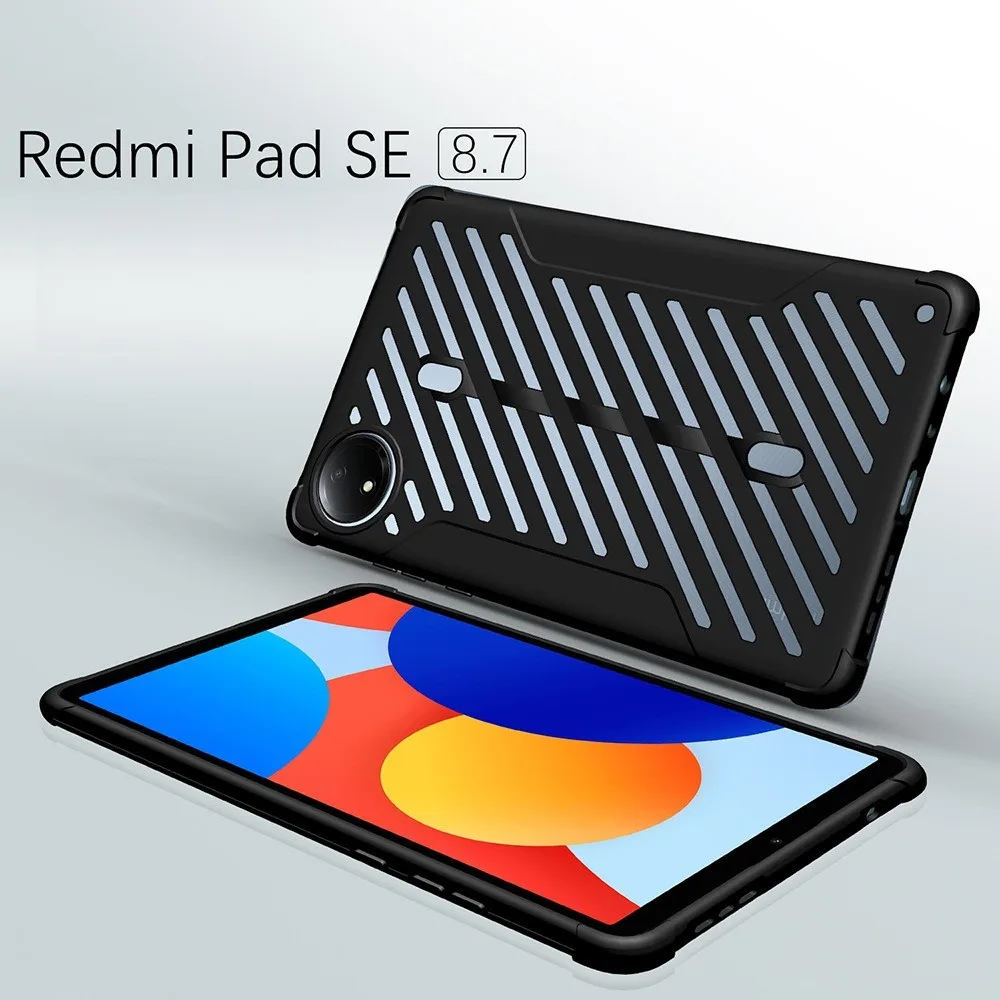For Redmi Pad SE 8.7 2024 Case Soft  TPU Silicone Shockproof Tablet Cover Funda For Xiaomi RedmiPad SE 8.7 Inch Protective Shell