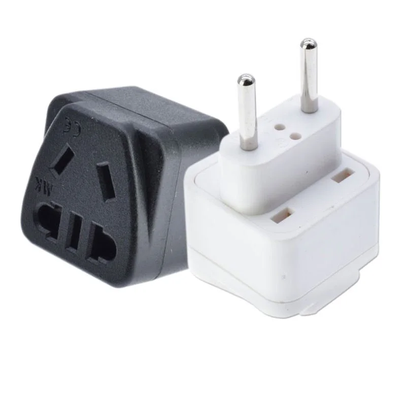 China Electric Appliance Plug Adapter to Europe France Germany Russia Plug Converter Europe Standard Use