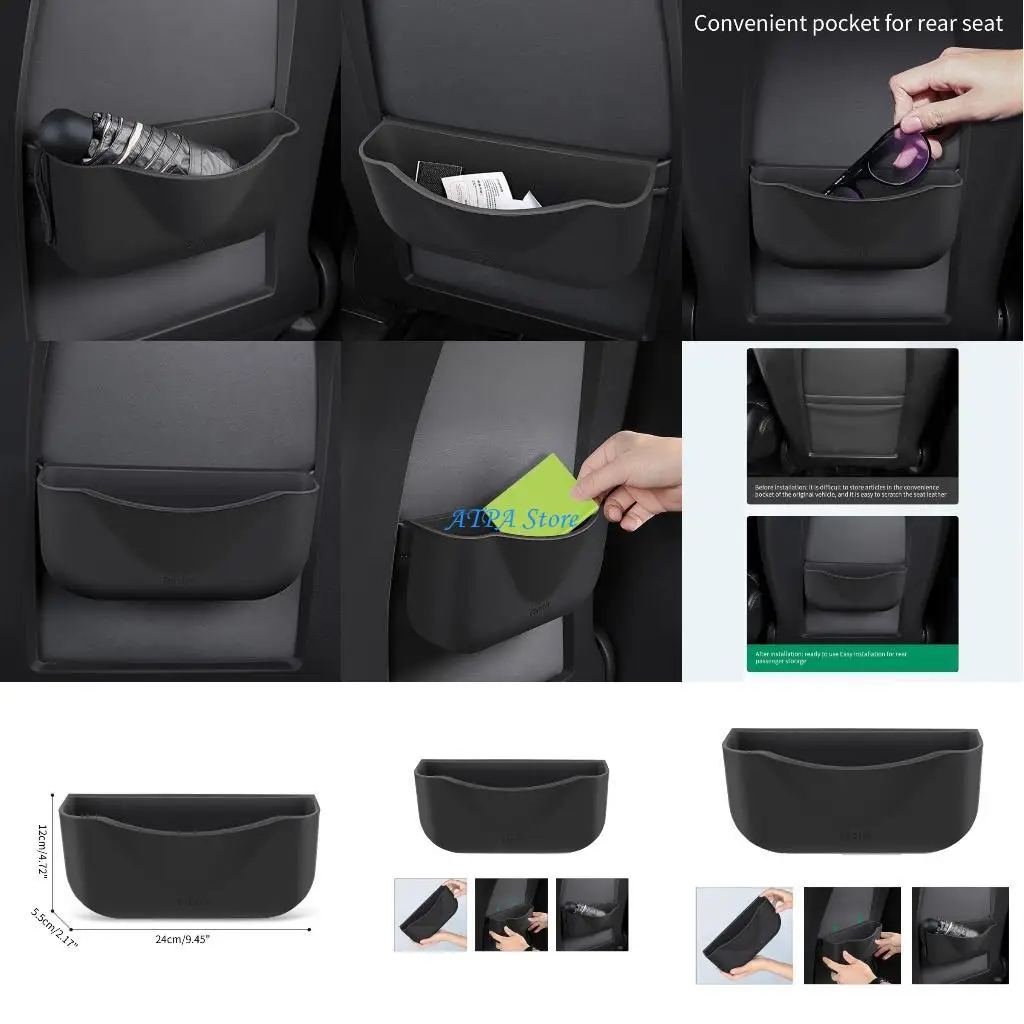 

U13C Car Hanging- Storage Plastic Car Backseat Organizers for ModelY/3