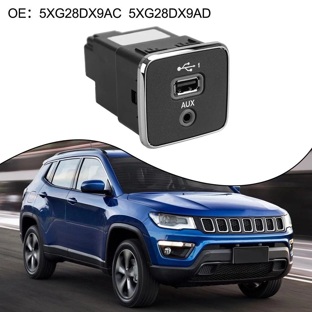 Easily Installable USB AUX Charger Socket Suitable for Various Models of For Jeep including the For Cherokees from 2017 to 2021