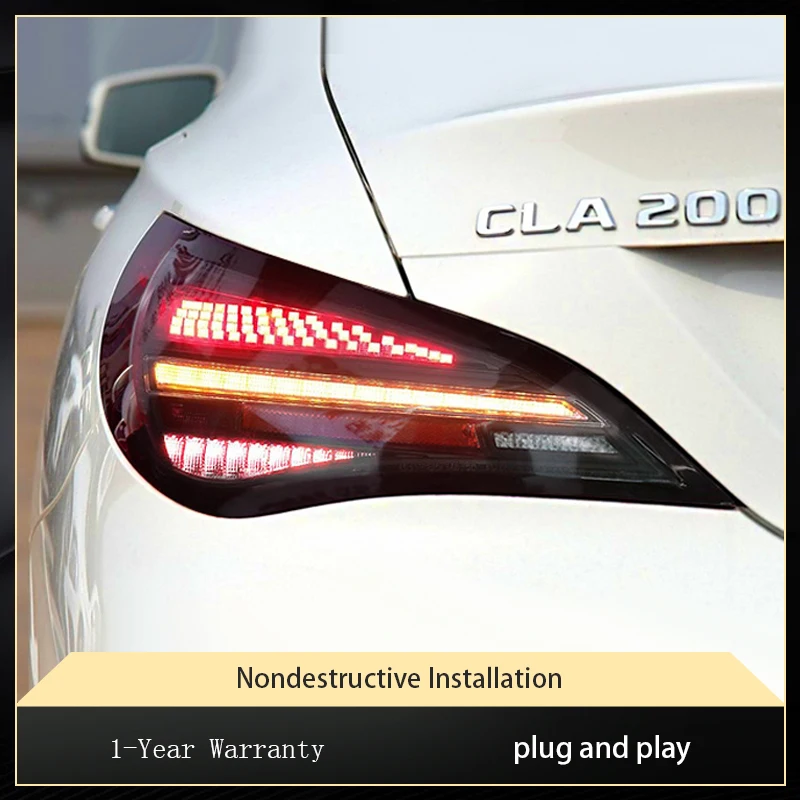 

Автомобильный аксессуар для Mercedes Benz W117 CLA 180 200 220 250 260 2013-2019, задние фонари, светодиодные лампы указателя поворота DRL, инструменты для ремонта заднего хода