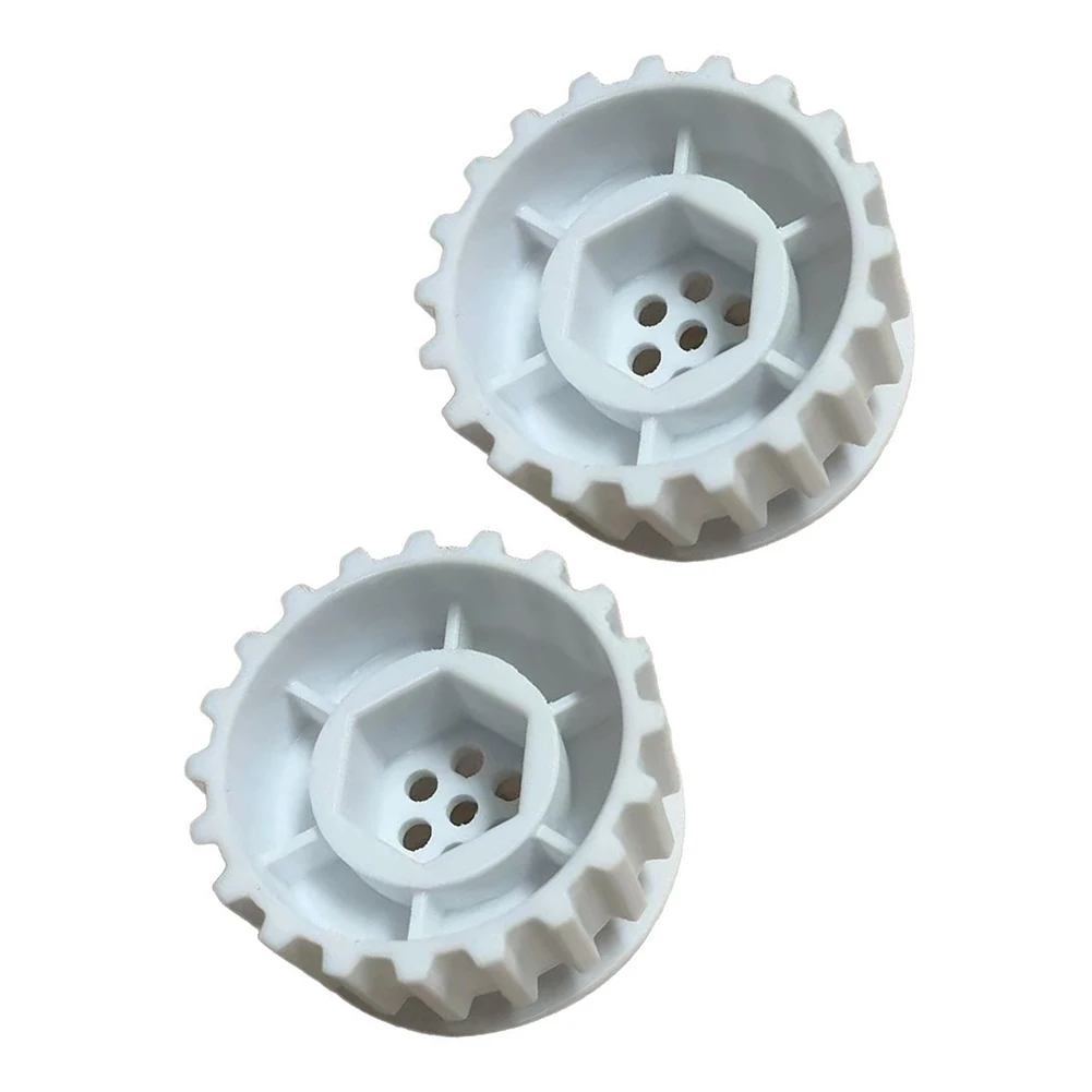 Robotic Pool Cleaner Replacement Cleaning Tool White Robotic Pool Cleaner Wheel Enhanced Maneuverability Design