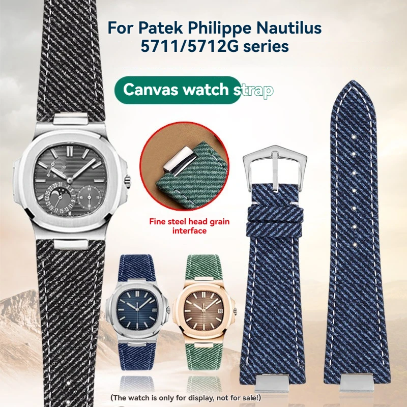 Luxury Watch Patek Philippe - Pasek do zegarka z płótna 25