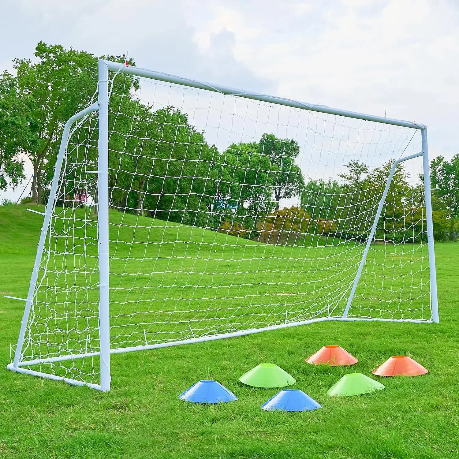 Soccer Goal 12 x 6, 8 x 6 and 6 x 4 FT Soccer Goals for Backyard, 2