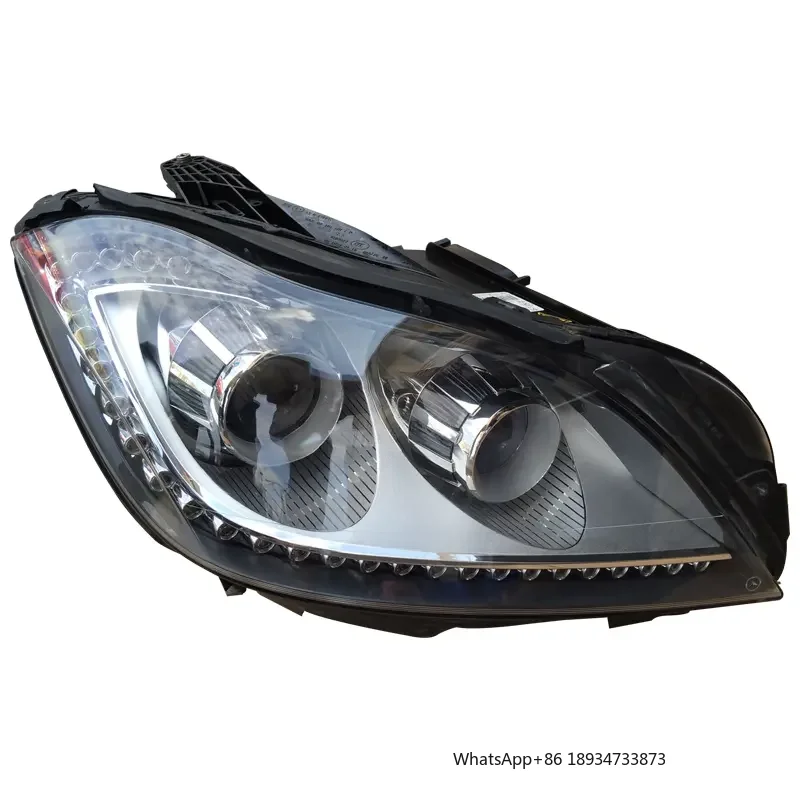 

Модификация крышки фар автомобиля для Mercedes-Benz CLS W218, оригинальные б/у передние светодиодные фары, комплекты кузова, оригинальные качественные детали