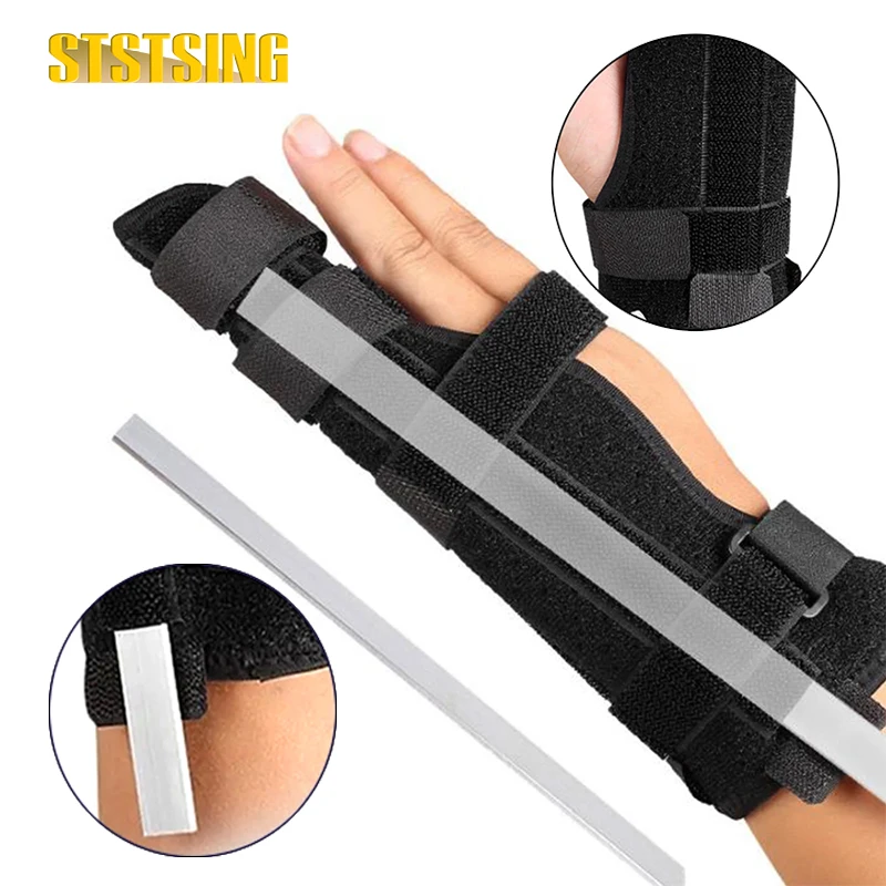 1PCS Boxer Finger Splint - Supports Pinky, Ring, Middle Metacarpals and Knuckles - Straightening for Trigger Finger, Fracture