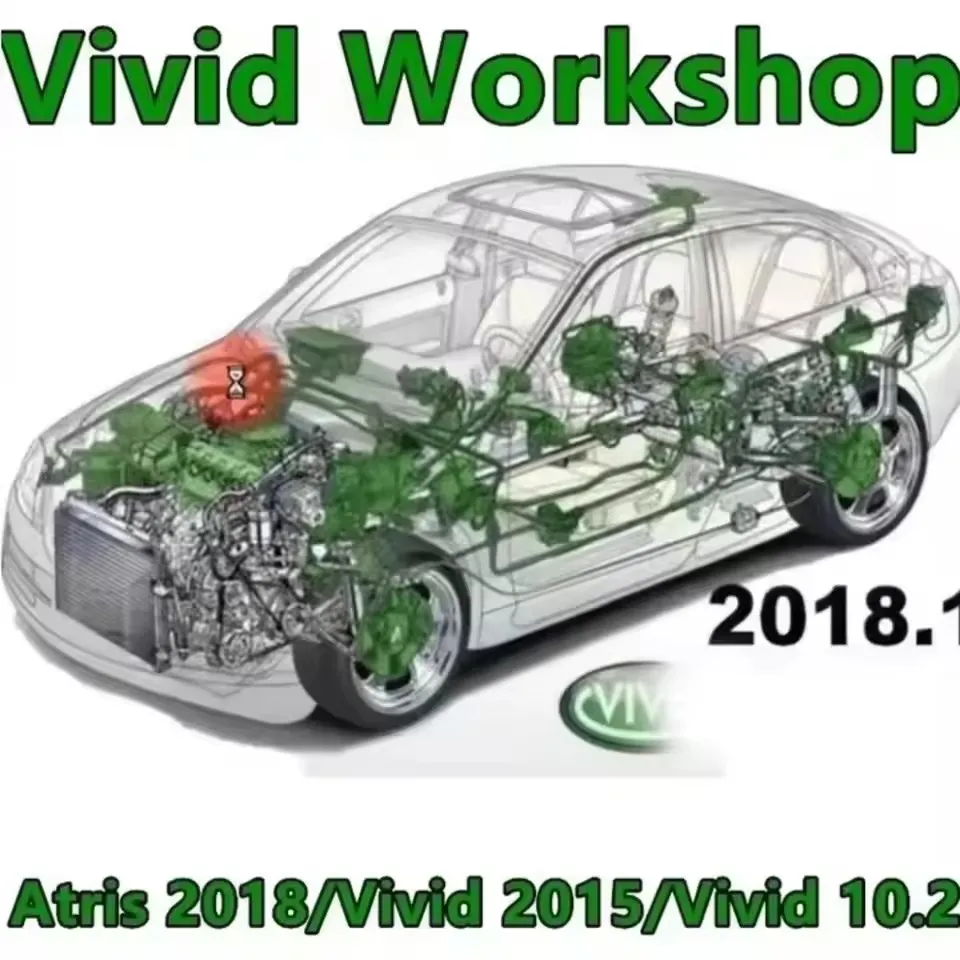 2023 latest version VIVID 10.2 Vivid 2015.1 Vivid 2018.1 (Atris-Technik) on HDD Automotive Workshop DATOS Repair Software NEW