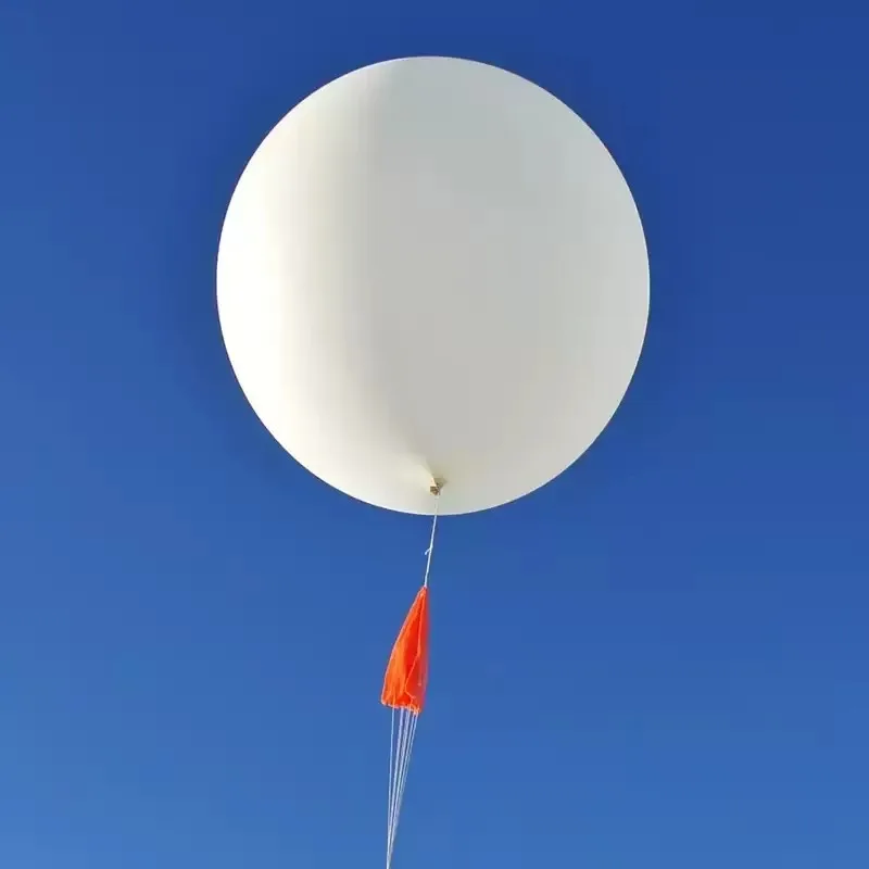 120 Inch Giant White Weather Balloon, 300g, 3.5m Diameter Inflatable Flying Balloon for Outdoor Events & Celebrations