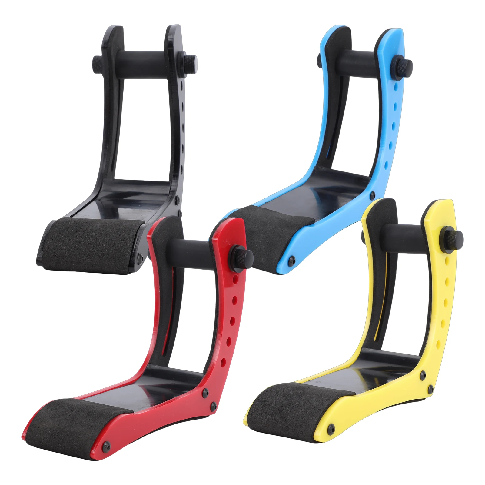 

Подставка для электрогитары, держатель, акриловый зажим, губчатые подушечки, 6-позиционная регулируемая по высоте вертикальная стойка для гитары, подставка для 35-55