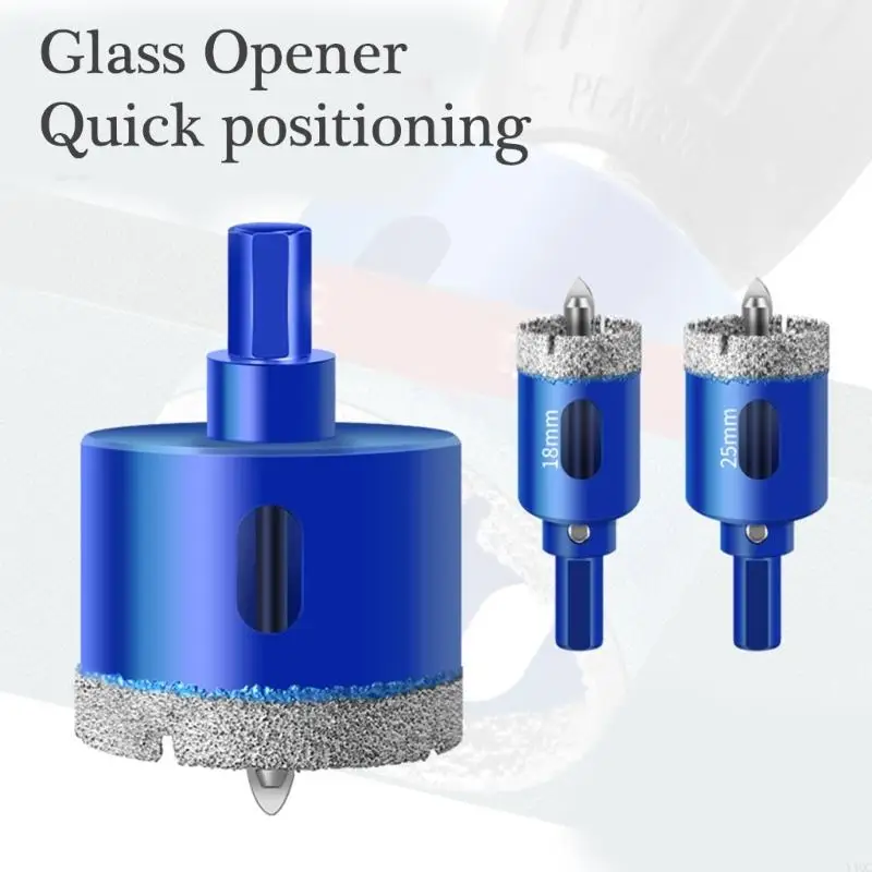 Upgrades Drill Bit Hole Cutter Home Renovations Tool for Ceramic Tile & Porcelain Stone Application Y4QC