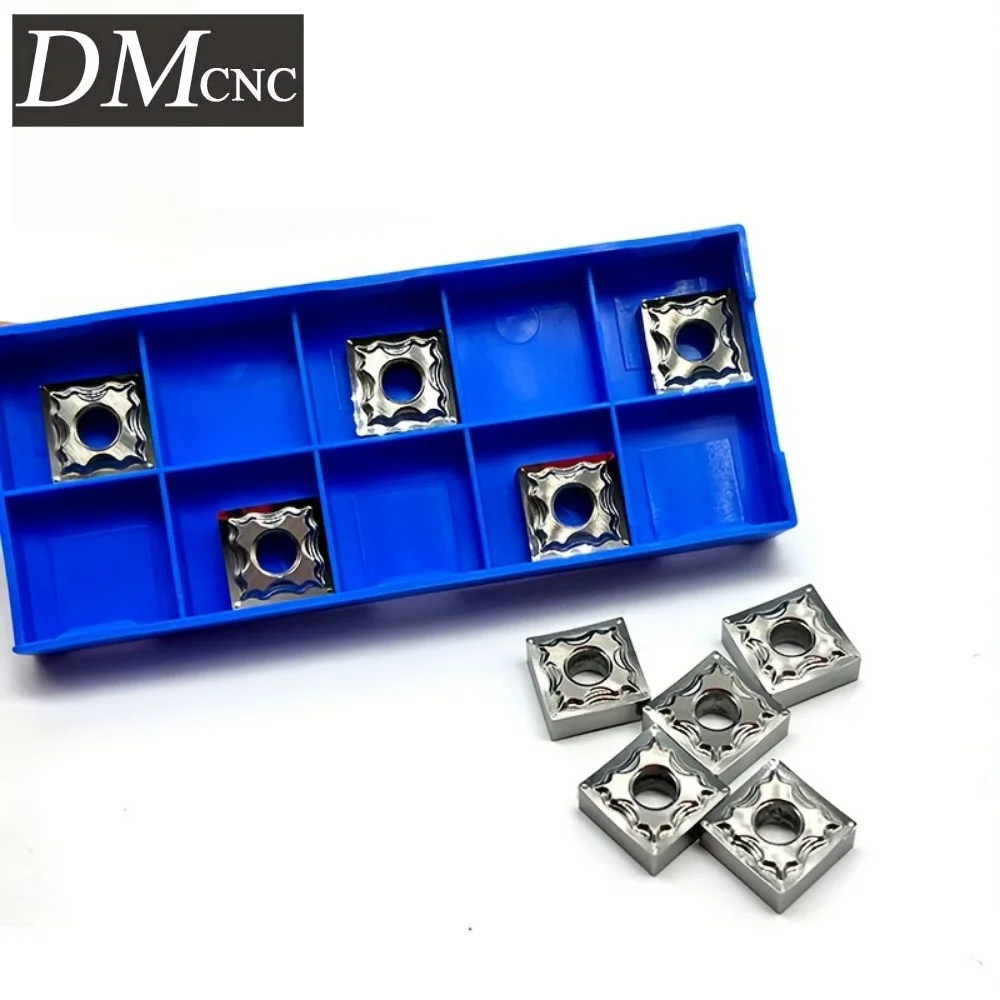 

10PCS SNMG120404 Carbide Inserts - Aluminum/Copper CNC Turning Tools