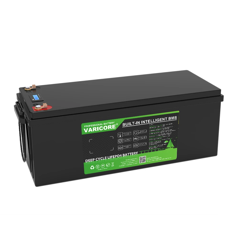 24V 300Ah 8 스트링 LiFePO4 배터리 팩 29.2v 리튬 철 인산염 태양 에너지 저장 캠핑 배터리 세금 무료 VariCore