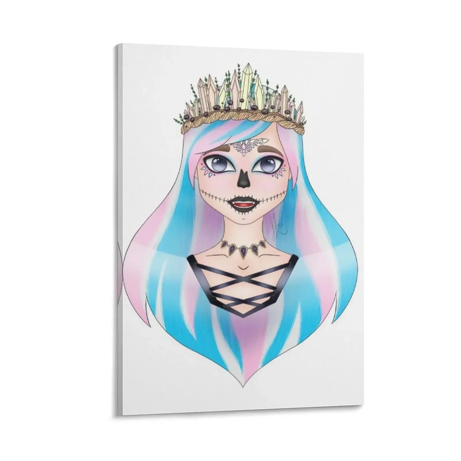

Skull princess Canvas Painting Paintings on canvas for living room Wall decoration poster Decoration home