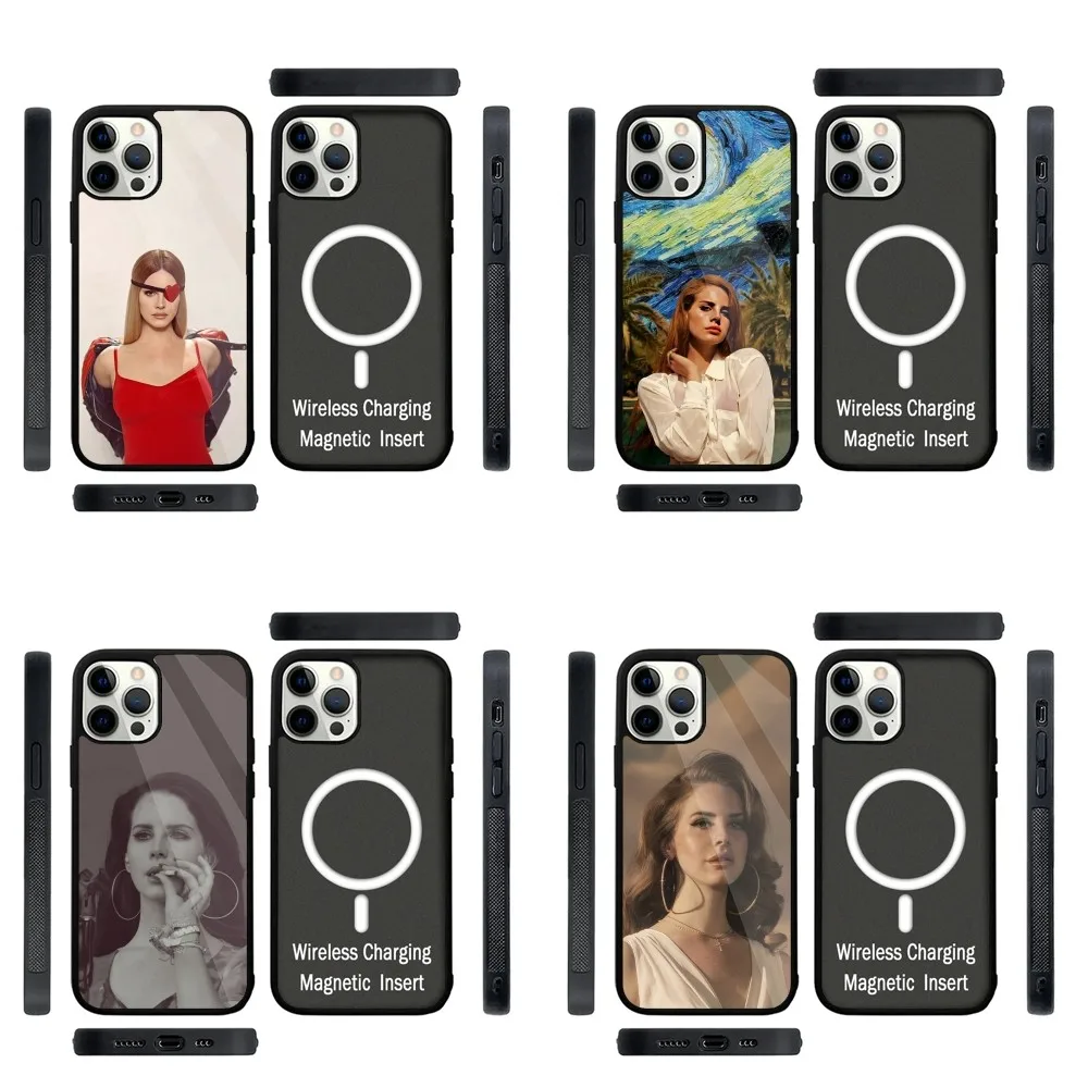 L-Lana Del Rey   Phone Case Strong Magnetic For IPhone 16,15,14,13,Pro,Max,Plus,11,12,Mini For Magsafe Wireless Charging