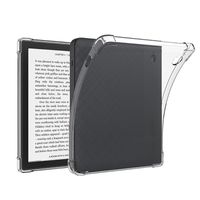 Soft TPU e-Reader Case Shockproof Anti Scratch Air Bag Transparent Protective Cover for Rakuten Kobo Libra/Clara Colour BW 2024