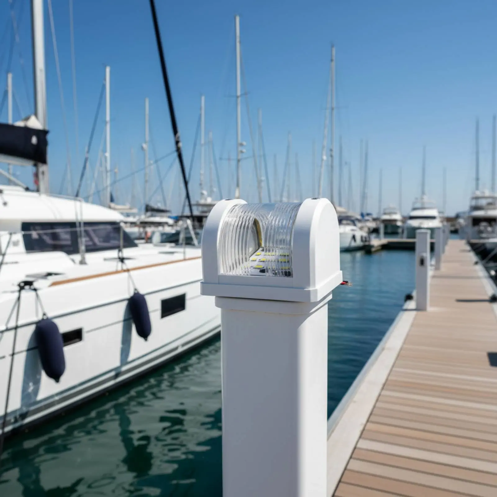 Picture 7: LED Navigation Light Transparent Lens Yacht Navigation Lamp Boat Indicator Light Corrosion Resistant