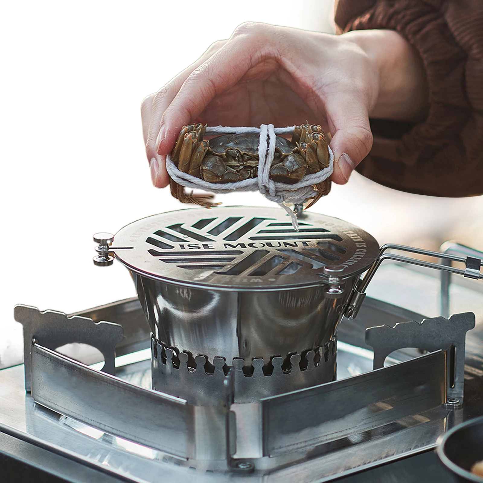 Rejilla de Asado de Acero Inox - Camping Lightweight Cooking Pot reseña y precio
