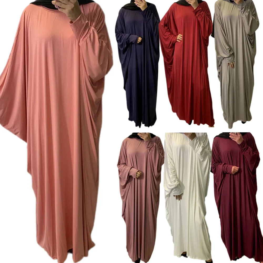 

Eid Ramadan Abaya Women Dubai Abaya Turkey Muslim Dress Prayer Garment Caftan Islamic Clothing Caftan Kaftan Robe Khimar Burqa