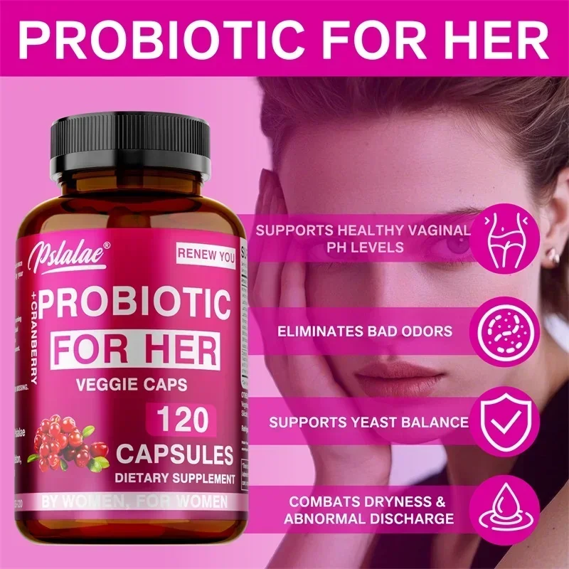 البروبيوتيك للنساء - يعزز الهضم والامتصاص، ودعم المسالك البولية وصحة الأمعاء، والتمثيل الغذائي، وتحسين المناعة #6