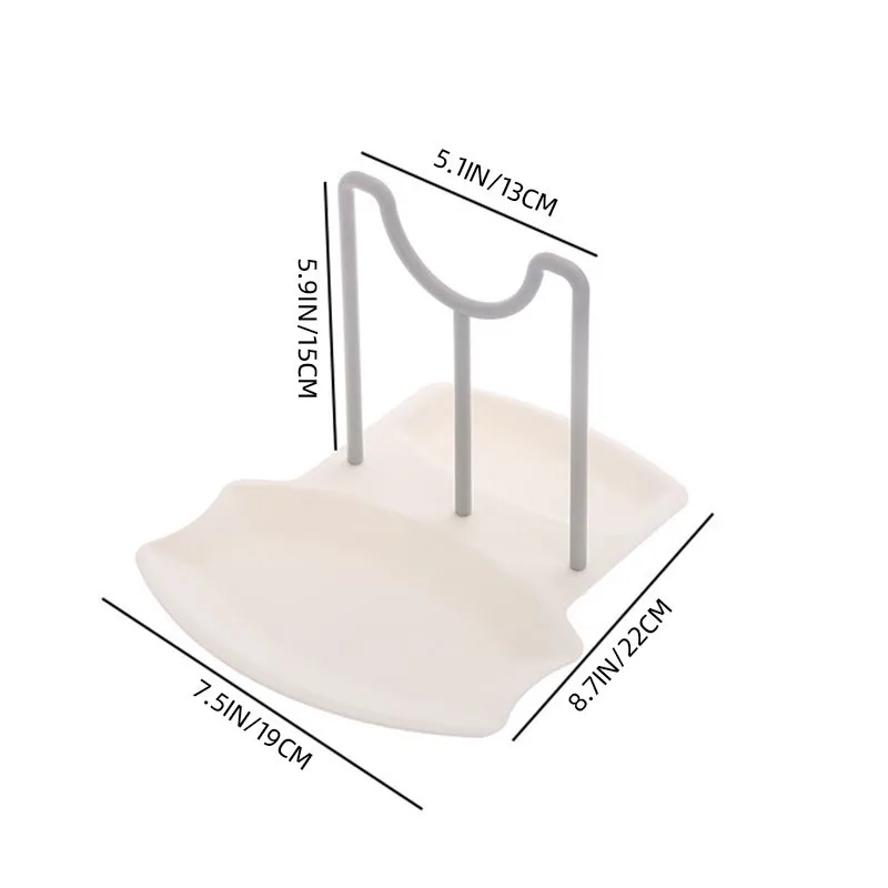 رف تخزين منظم المطبخ ، غطاء وعاء ، حامل تجفيف المقلاة ، كونترتوب ، وسادة ملاعق خالية من الثقب ، إكسسوارات منزلية ، قوس ، مطبخ