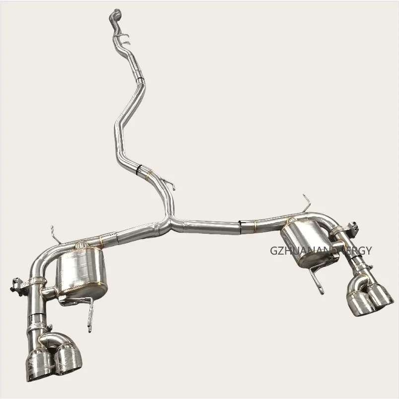 Stainless Steel 3 Inch Pipe Catback Exhaust System for  10th Generation Performance Exhaust Pipe