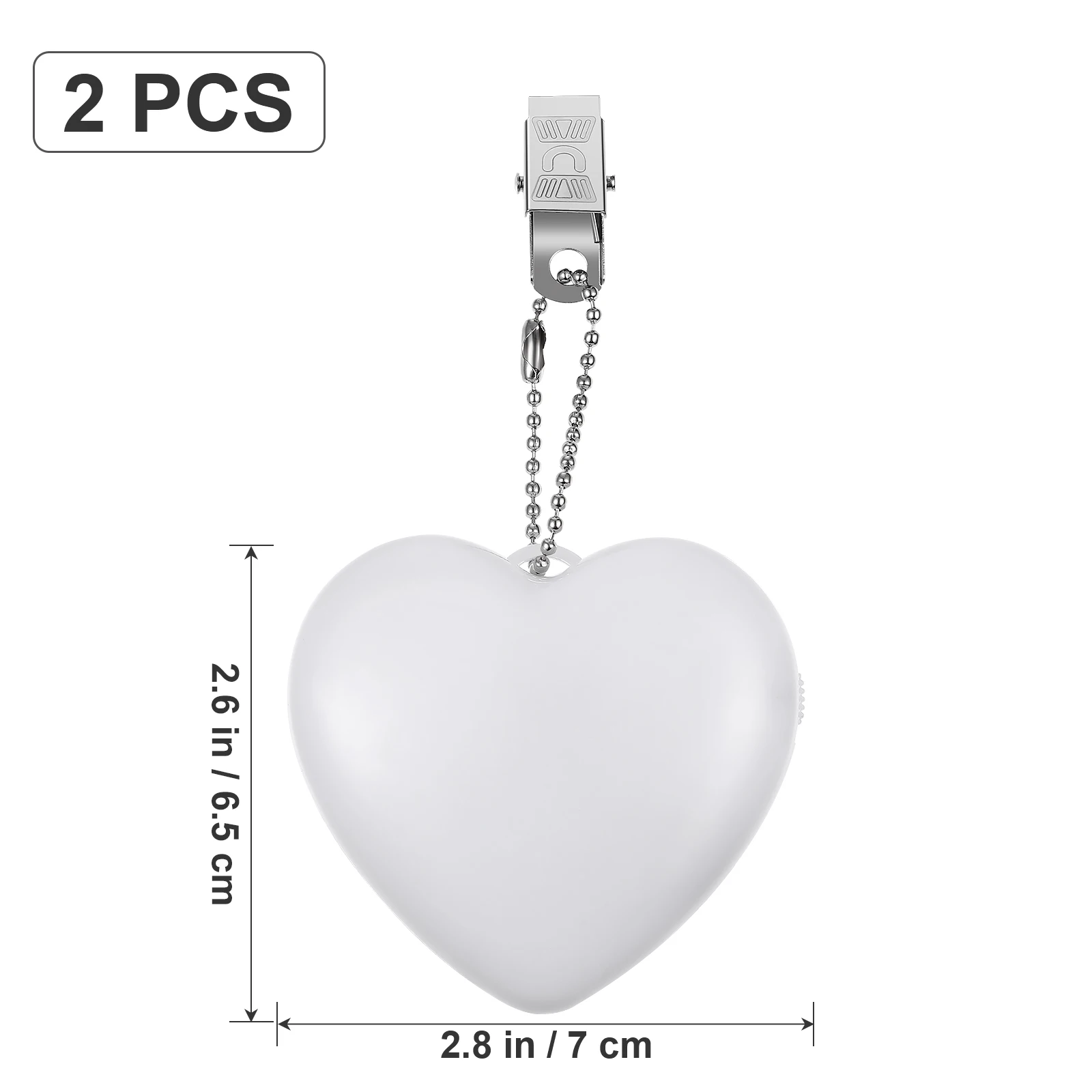 2pcs Touch Sensor Handbag Light Lamp Heart Powered Lamp Purse Light LED handbag light heart-shaped touch sensitive night