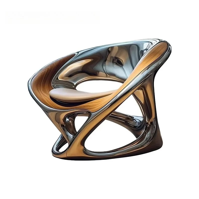 

Modern unique shape creative design fiberglass leisure chair living room furniture suitable for family hotel villas