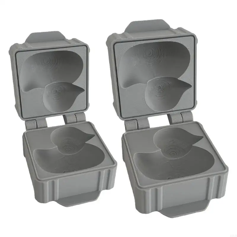 Confezione da 2 stampi per papere neve per creare legami familiari Operazioni semplici Lo stampo per neve crea adorabili