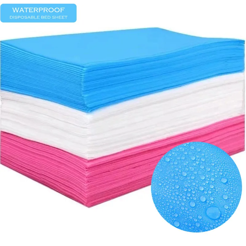 

WASART Waterproof disposable bed sheet massage table sheets beauty salon spa thicken non-woven cloth 80x180 savannah stretcher