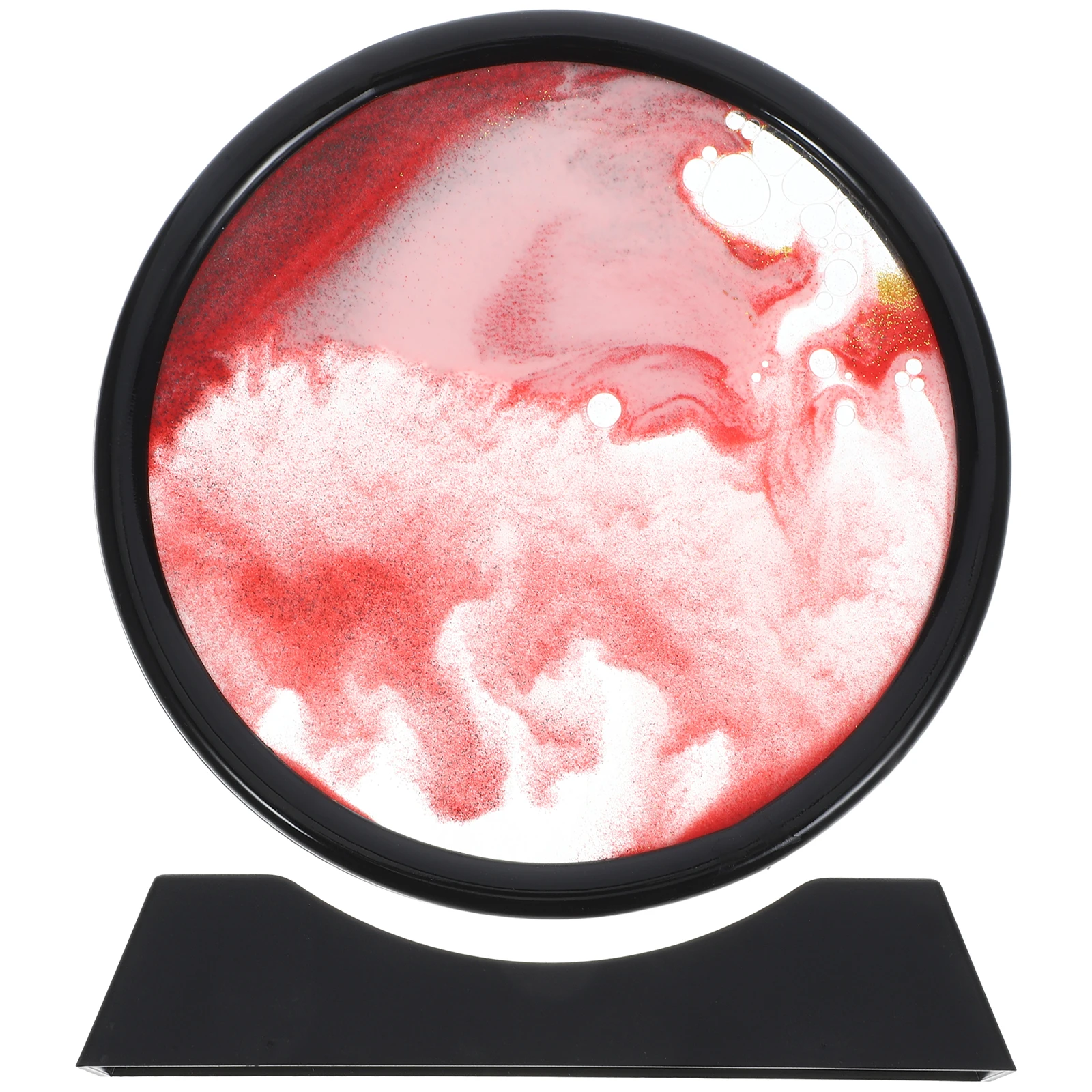 

Hourglass Ornaments Office Desk Decor Decorations for Desktop Sand Picture Moving Picturre Liquid Quicksand Drawing