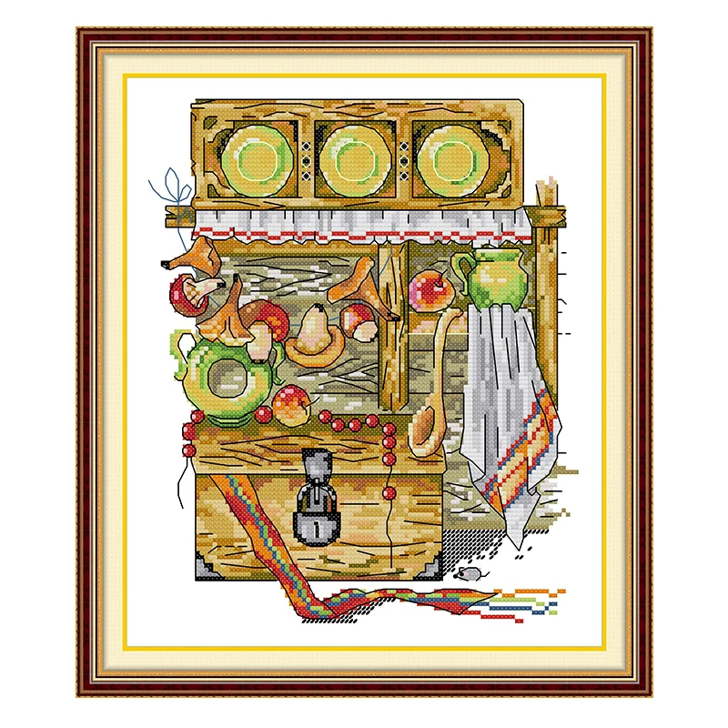 Kit de Punto de Cruz con Patro - Embroidery Kitchen reseña y precio