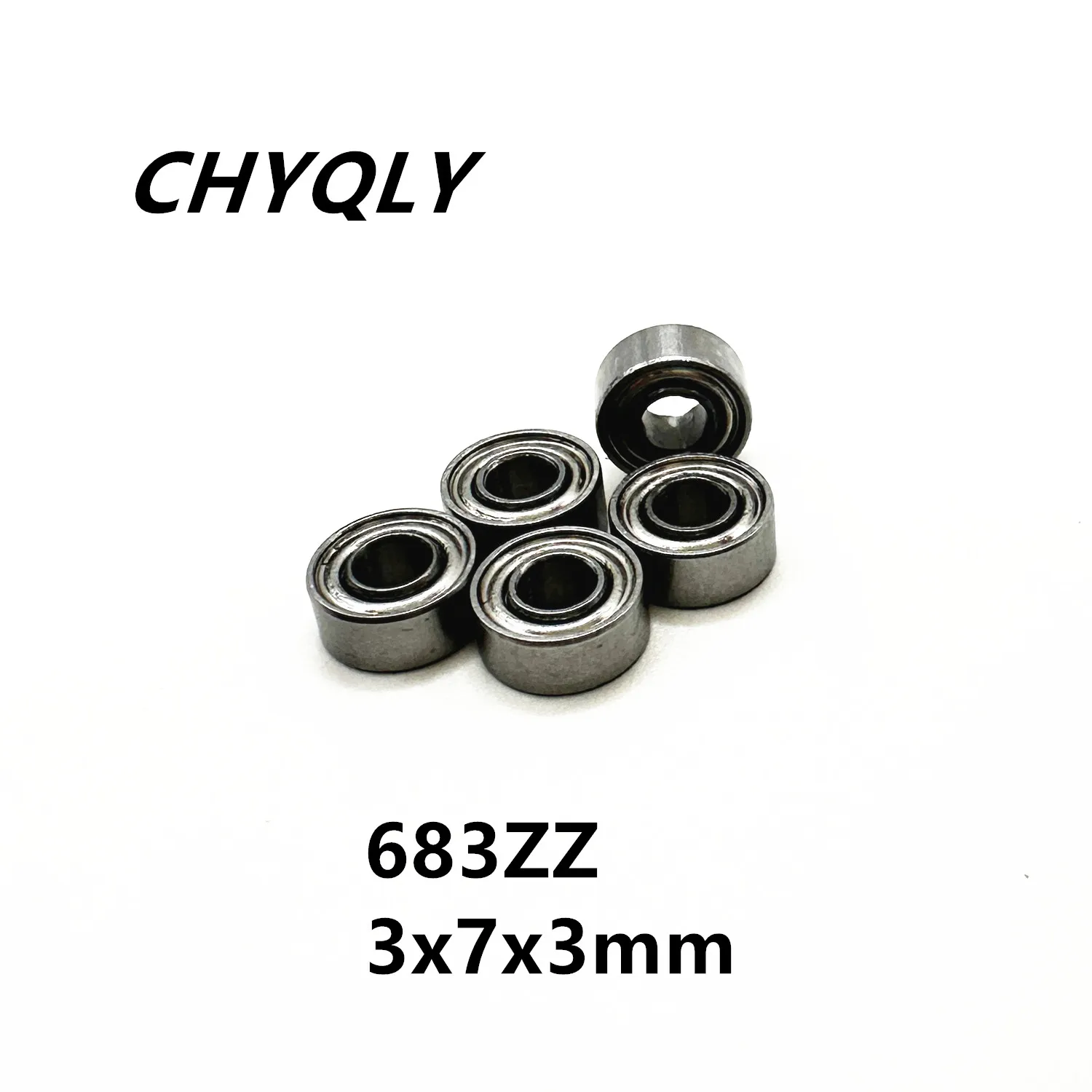 10Pcs 683ZZ L-730ZZ 3x7x3 mm Deep Groove Ball Bearing Miniature Bearing High Quality Advanced High Speed 683Z