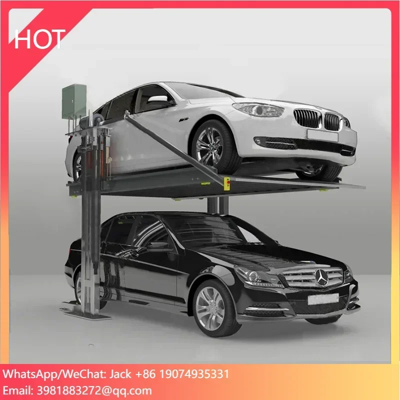 Simple parking lift 2 levels vertical car parking lift/Vertical parking system