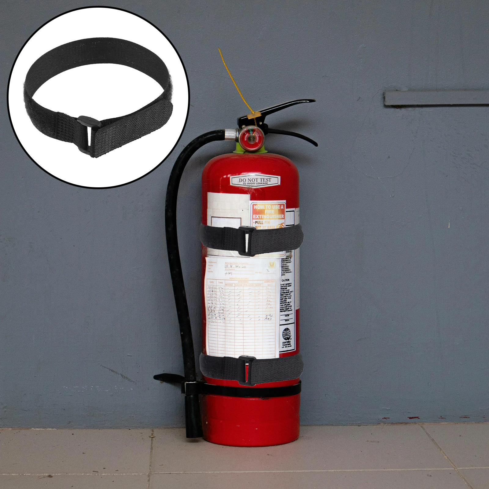 20pcs Fire Extinguisher Accessories Straps Mount Vehicle Fixing Band Hose Car Large Capacity Set Practical Solution