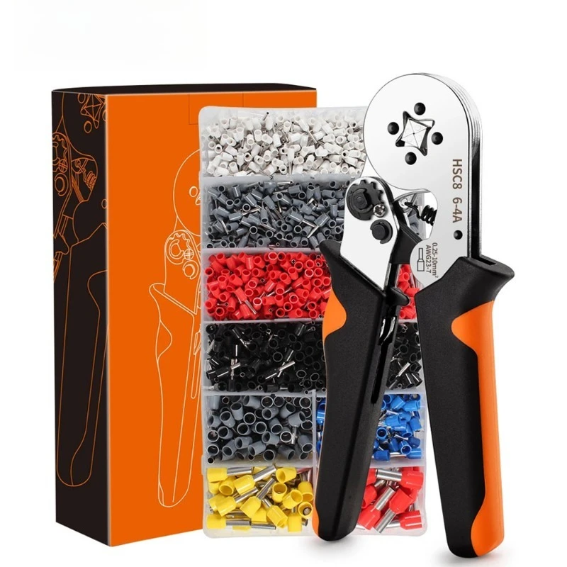 European Ferrule Crimping Pliers, VE‑Type Pin Terminal Crimper for Wire Electrical Wiring Work