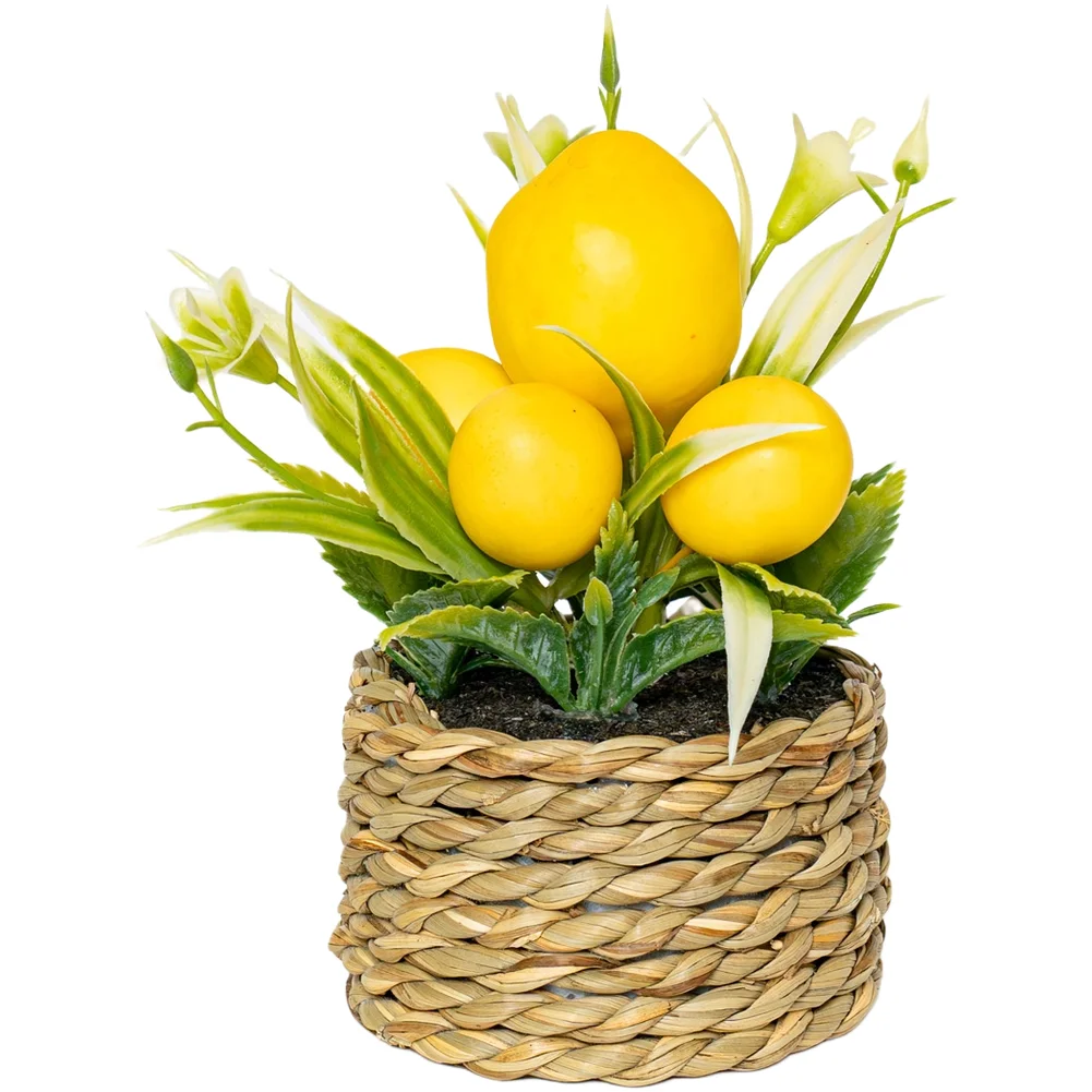 Realistic Artificial Lemon Tre - огляд і ціна Bonsai Garden Sushi