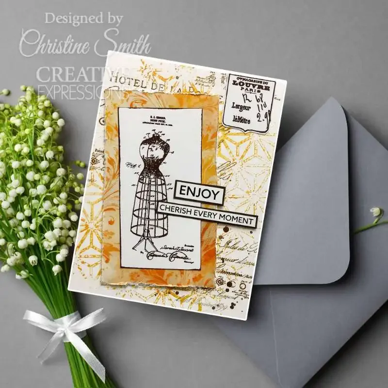 May New Stamps & Stencil Scrapbook Diary Decoration Embossing Template DIY Greeting Card Handmade