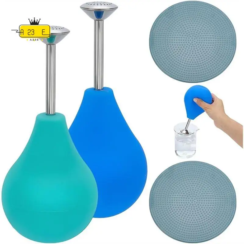 A23E-4 Pcs Wet Felting Tool Set Include 2 Ball Brause-Sprinklers & 2 Green Wet Felting Tools, For Needle-Felt Making Projects