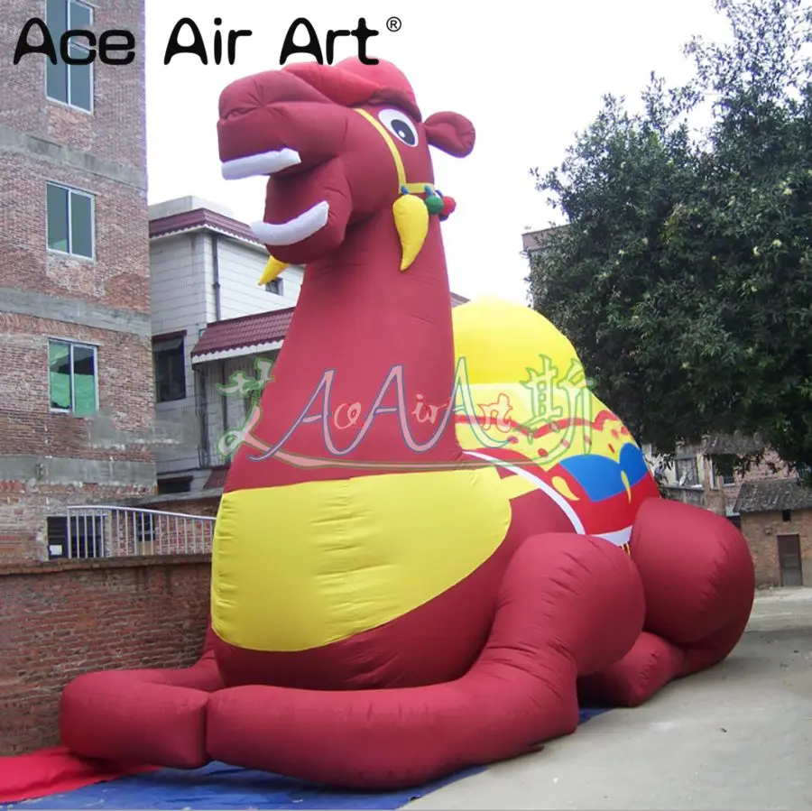 3m Lenght Custom Made Outdoor Promotion Ballon Inflatable Camel ,Giant Inflatable Animal For Advertising On Sale