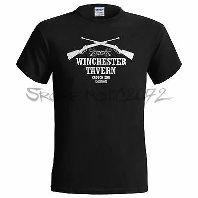 

T-shirt men cotton Winchester Tavern Shaun Of The Dead Inspired T Shirt Crouch End Simon Pegg