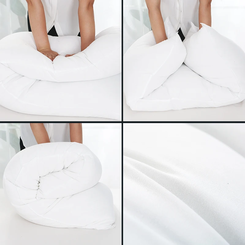 120x40cm Pillow Core Long Body Pillow Inner Insert White Hug Pillow Otaku Anime Dakimakura Home Rectangle Sleep Nap Cushion Bed