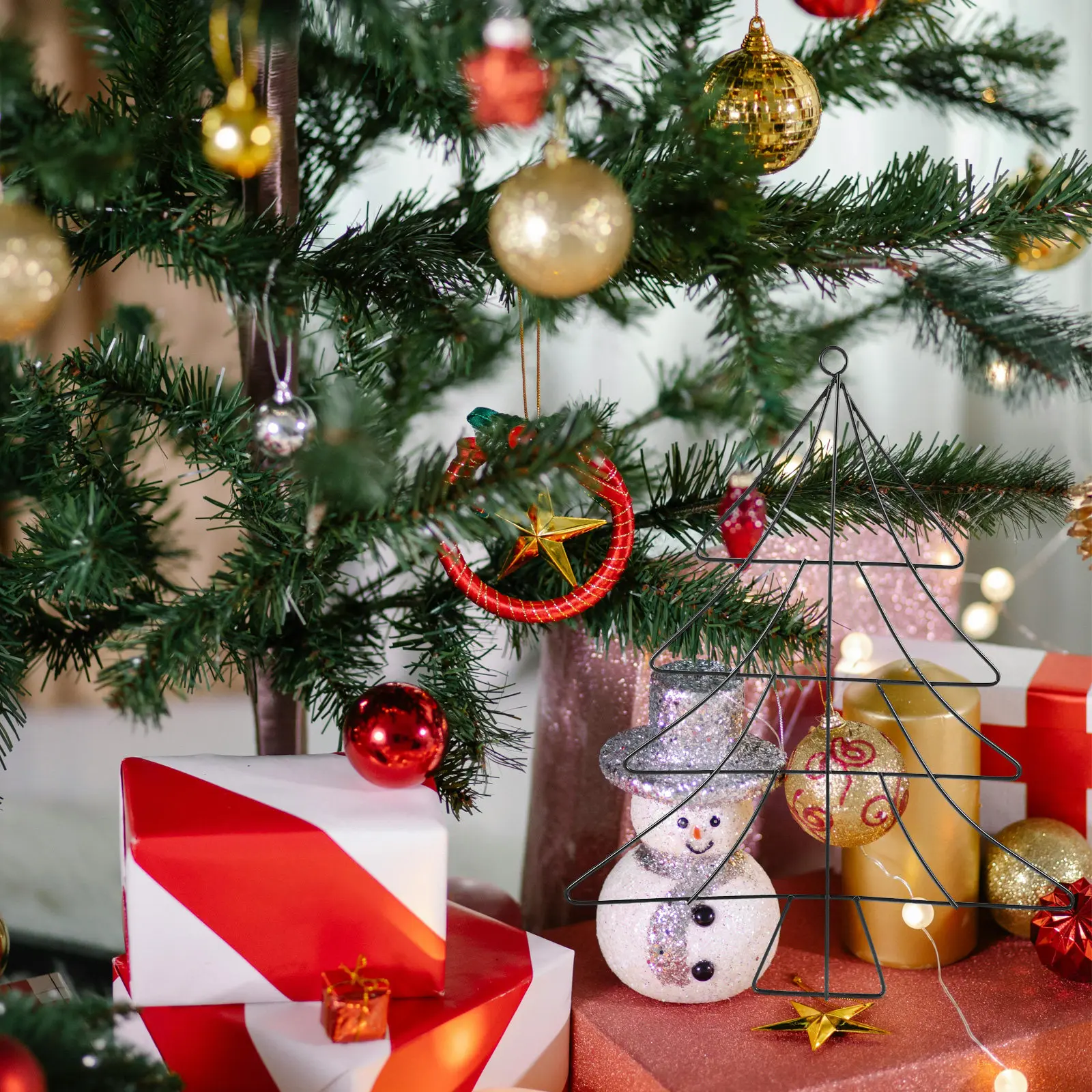 Christmas Tree Shaped Metal Wr - Wreath Form Wire recension och pris