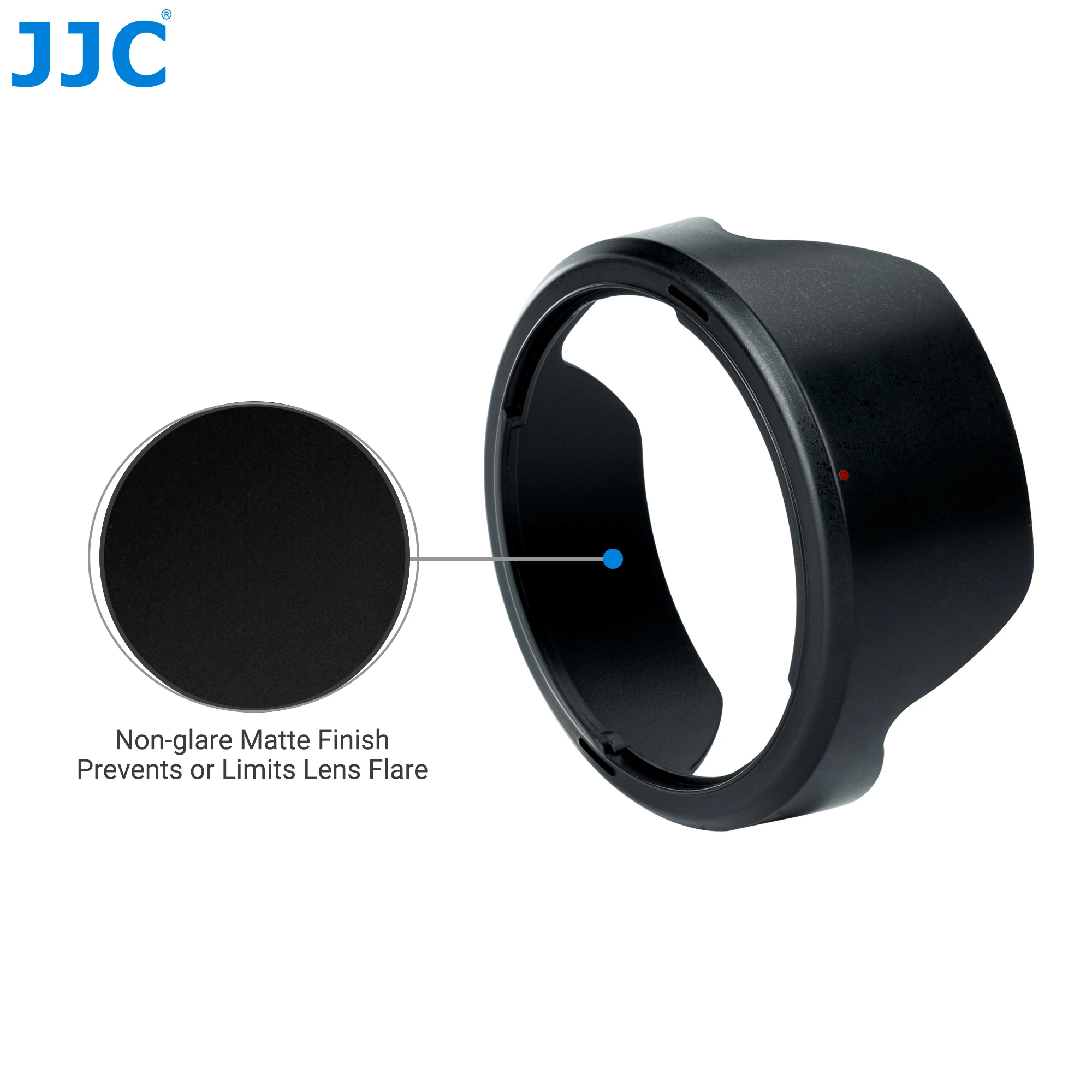 JJC LH-73E Lens Hood Cho Canon RF 15-30Mm F4.5-6.3 Là STM Ống Kính Thay Thế Cho Canon EW-73E Lens Hood mờ Bảo Vệ Ống Kính