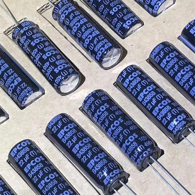 10PCS/LOT  B43858  22UF 450V Audio Electrolytic Gallbladder Machine Electrolytic Capacitor