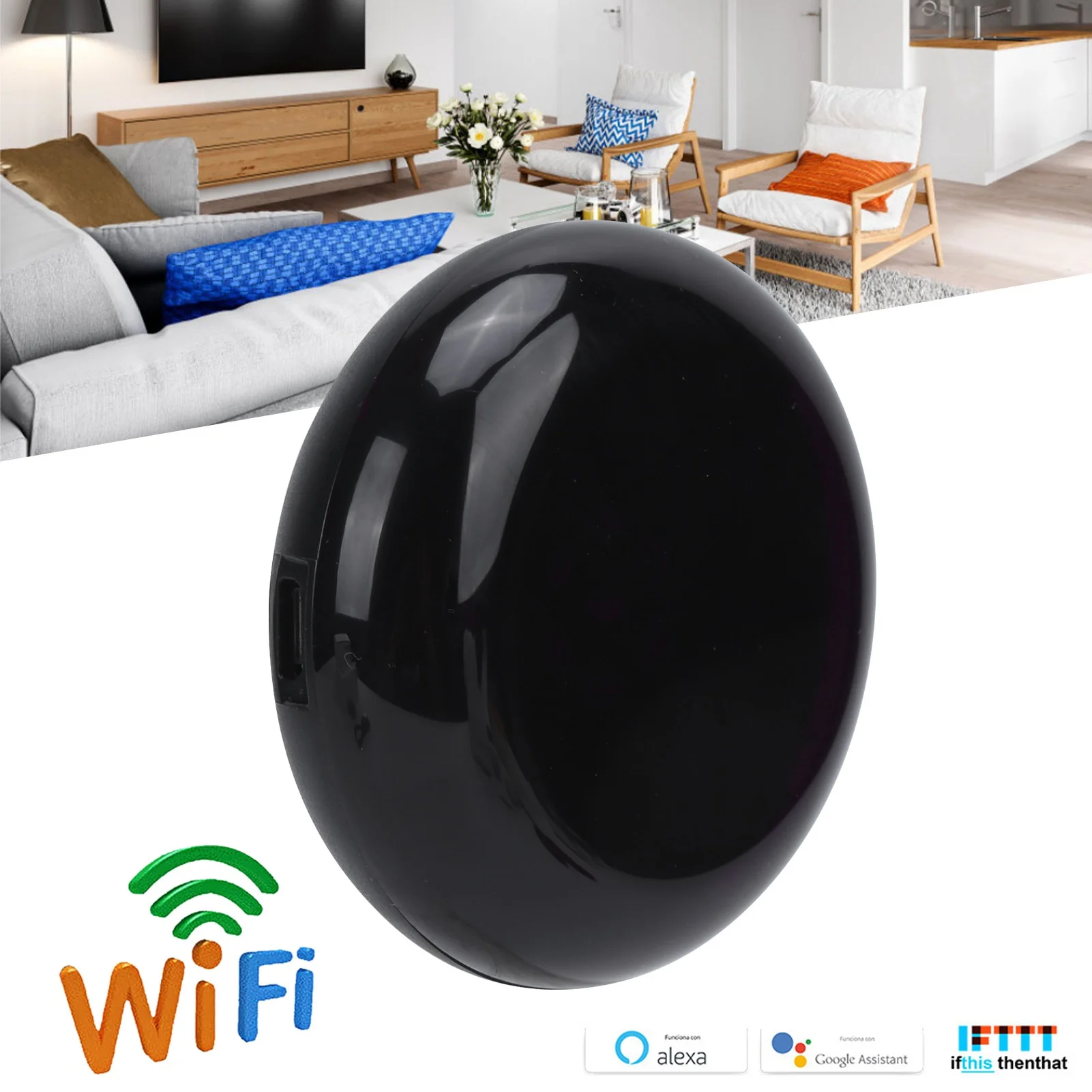 

Smart IR Remote Control Wireless Infrared Remote Control Hub Black for Fan for DVD for Air Conditioning for Smart for STB