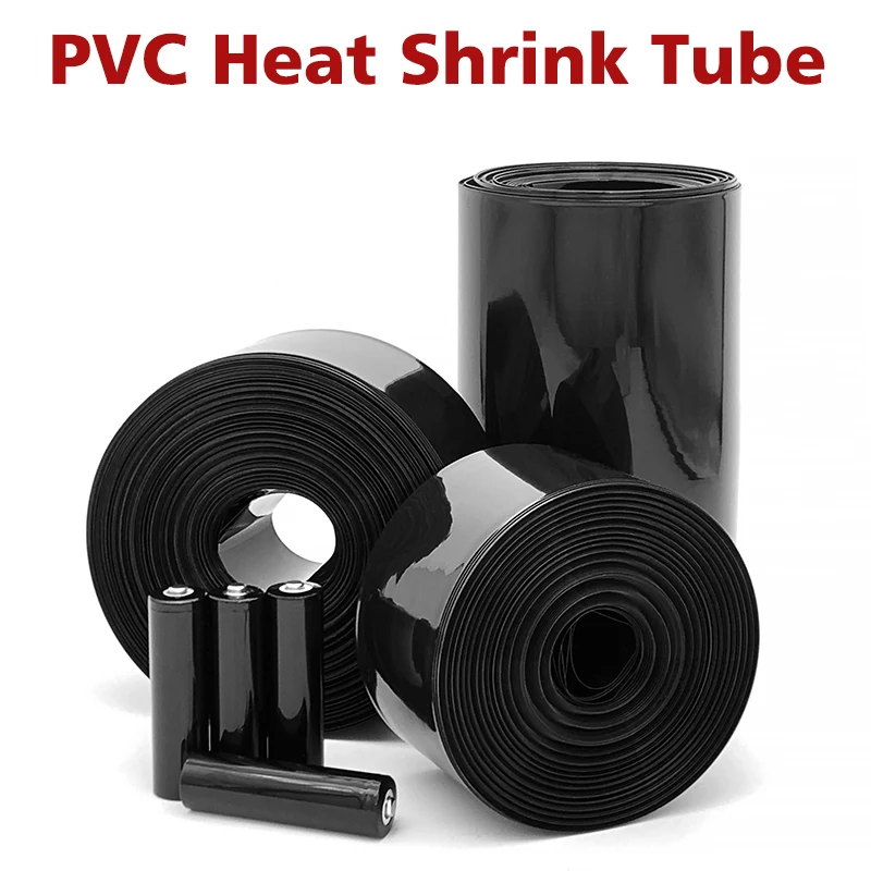 230mm ~ 500mm Insulation Sheath 18650 Lithium Battery Heat Shrink Tube Li -Ion Wrap Cover Skin PVC Shrinkable Tubing Film Sleeve