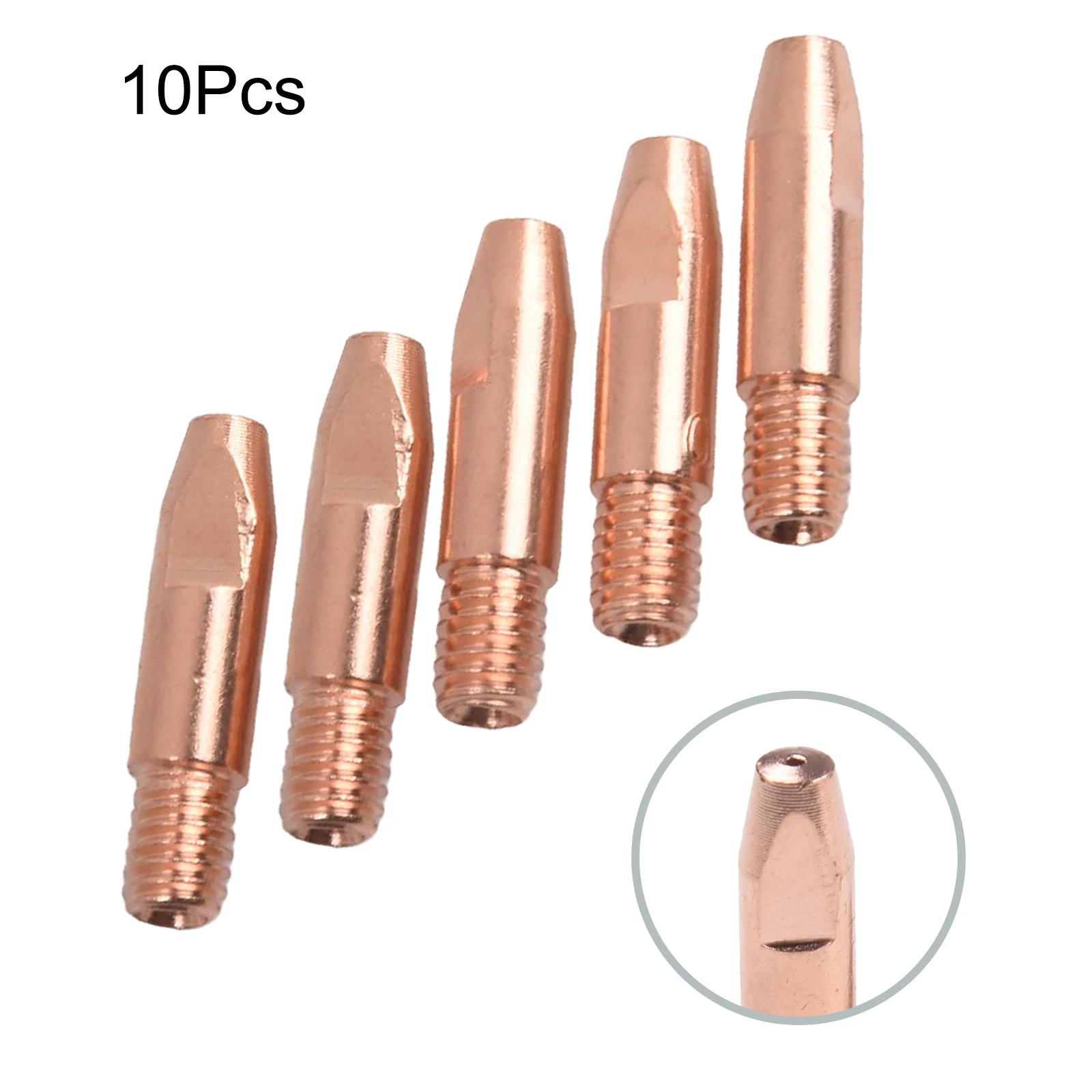 

10pcs Contact Tips 0.8mm 0.9mm 1.0mm For Welding Torch Contact Tip For Welding Torch Welding Nozzles Diameter M6