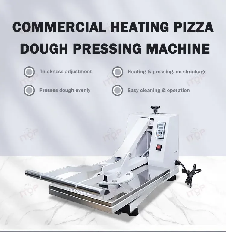 Hot Sell Pita Bread Mexican Tortilla And Pizza Crust Making Pizza Base Making Machine Bread Dough Press Flattener Machine