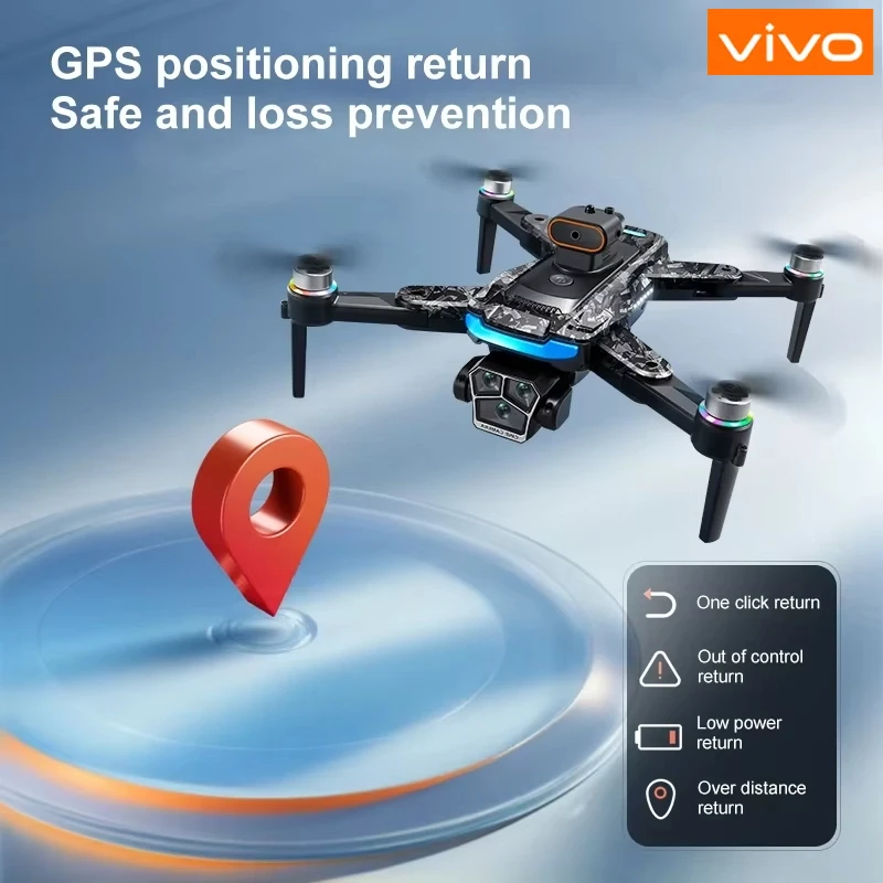 Xiaomi A14 Pro max GPS بدون فرش 8K كاميرا ثلاثية HD تدفق بصري ذكي لتجنب العوائق طائرة رباعية قابلة للطي RC بدون طيار