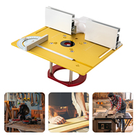 Professional Woodworking Router Table Lift Plate System - Smooth Manual Lifting Kit for Precise Router Insert Plate Base